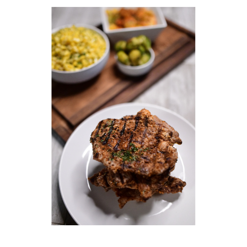 Grilled Pork Chop & Potatoes