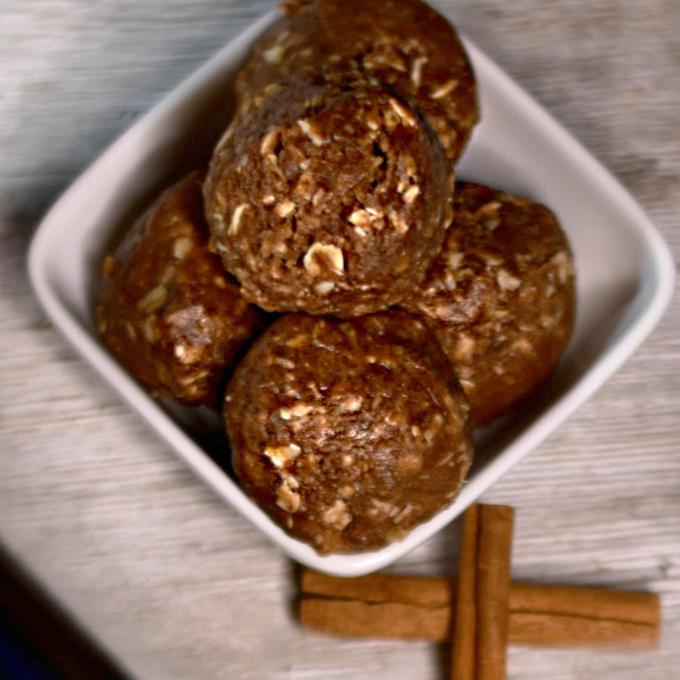 Cinnamon Almond Protein Bites